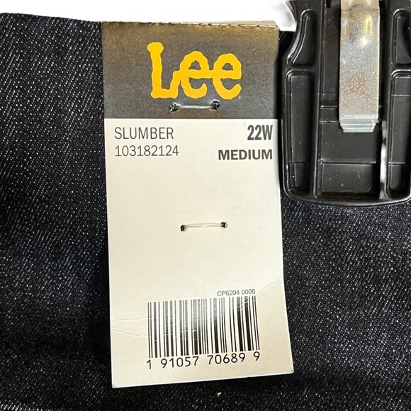 Lee Womens Slim Leg Sculpting Jeans Slumber Color Mid Rise Size 22W - Picture 8 of 9